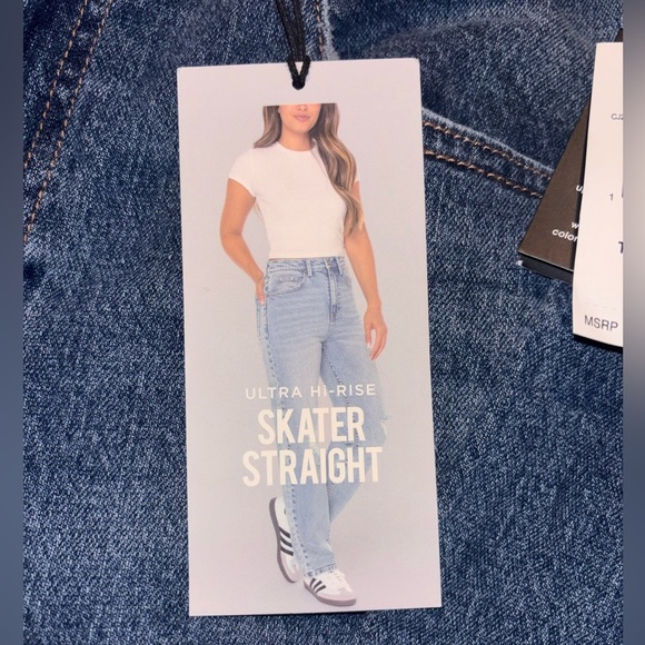 Celebrity Pink Denim - Celebrity Pink Light Blue High-Rise Skater Straight Jeans